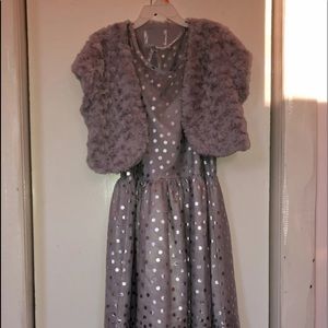 dress with little sweater